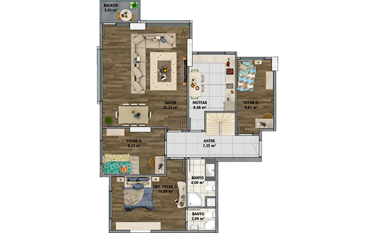 DAİRE TİP 1